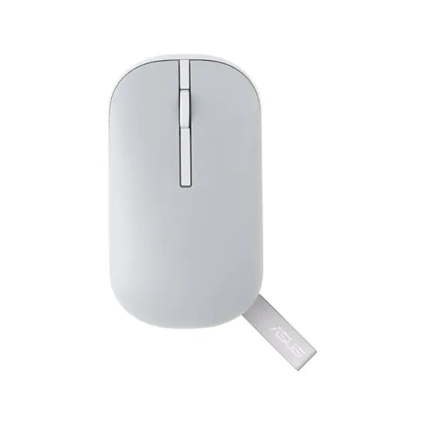 Mouse wireless ASUS Marshmallow MD100, 1600 DPI, ambidextru, RF + Bluetooth, silentios, baterii