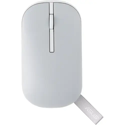 Mouse wireless ASUS MD100 Lite, 5 butoane, 1600 dpi, 56g (Gri)