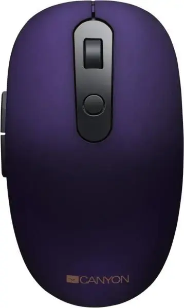 Mouse Wireless Canyon 2 in 1, Bluetooth/USB, 1600 DPI (Violet)