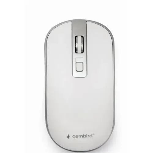 Mouse wireless Gembird MUSW-4B-06-WS, 1600 DPI, Alb