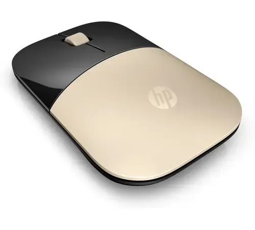 Mouse Wireless HP Z3700, USB (Negru/Auriu)