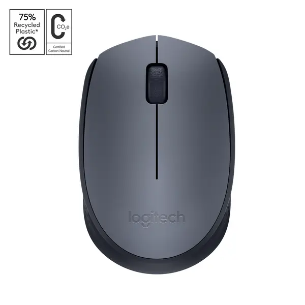 Mouse wireless Logitech - M170, gri
