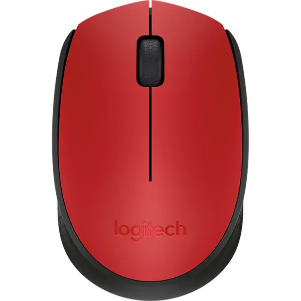 Mouse wireless Logitech M171, Rosu