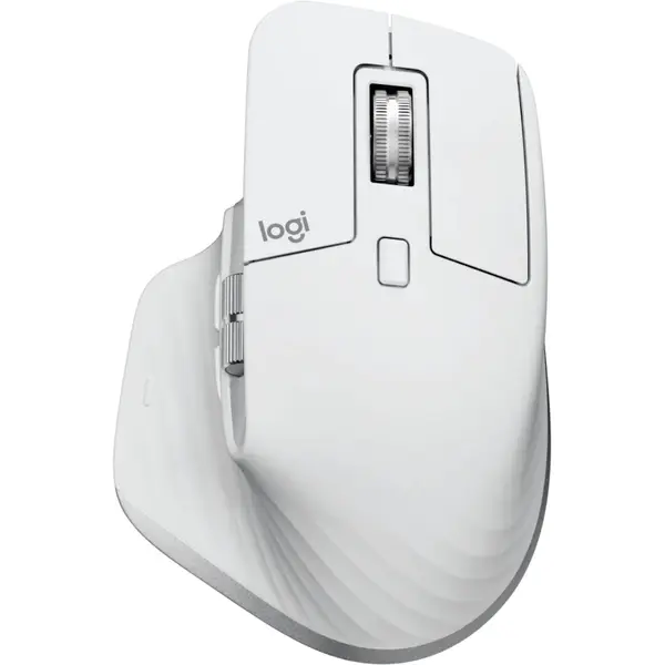 Mouse wireless Logitech MX Master 3S Performance, 8000 dpi, Pale Grey