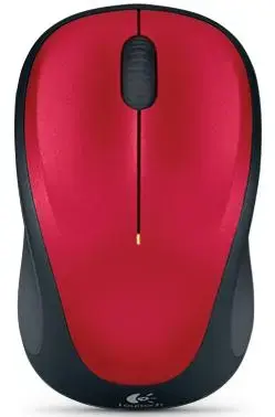 Mouse Wireless Logitech Optic Wireless M235, USB, 1000 DPI (Rosu)