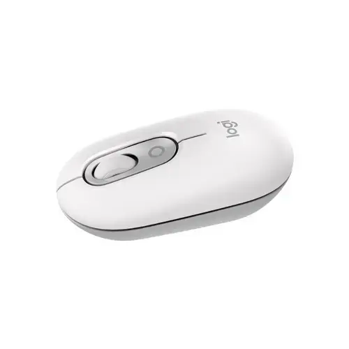 Mouse Wireless Logitech POP, Bluetooth, 4000 DPI (Alb)