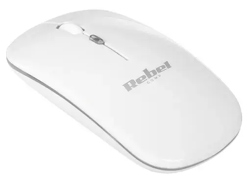 Mouse Wireless Rebel KOM1022-W, 1600 DPI (Alb)