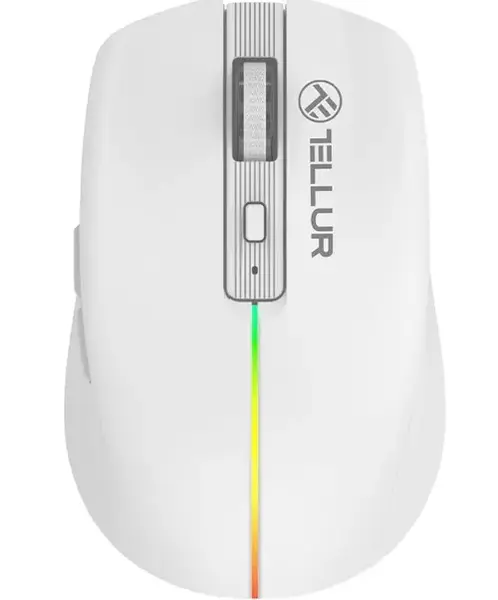 Mouse wireless Tellur, Silent Click, Alb