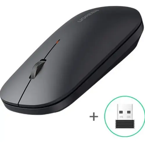 Mouse Wireless Ugreen MU001, 4000DPI (Negru)
