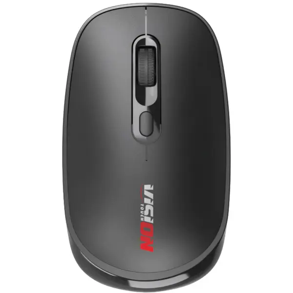 Mouse wireless Vision Touch, 800-1600 DPI 2.4GHZ+BT , V2, Negru