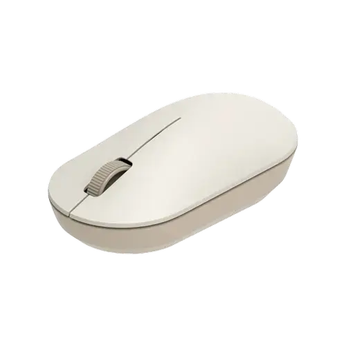 Mouse Xiaomi Wireless Lite 2, 2.4GHz, 1000 dpi, Clic silentios (Alb)