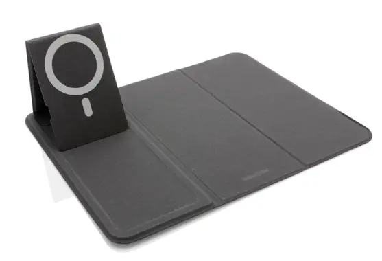 Mousepad cu incarcare wireless ergonomic NEGRU