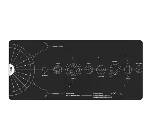 Mousepad Dark Project Terra Nova, XL, Cauciuc, 900x400x4mm (Negru)