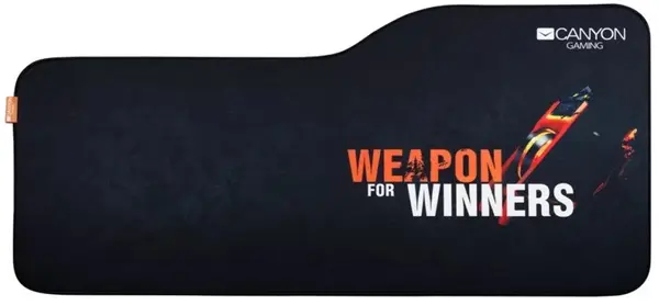 Mousepad gaming Canyon - CND-CMP10, L, moale, neagra