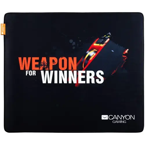 Mousepad gaming Canyon Speed MP-5 350x250mm, Negru