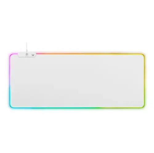 Mousepad Gaming Deltaco Gaming, 900 x 360 mm, Iluminare RGB (Alb)