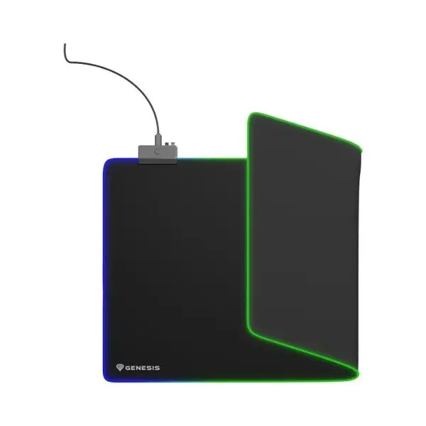 Mousepad Genesis Boron 500 XXL, iluminare RGB, Negru