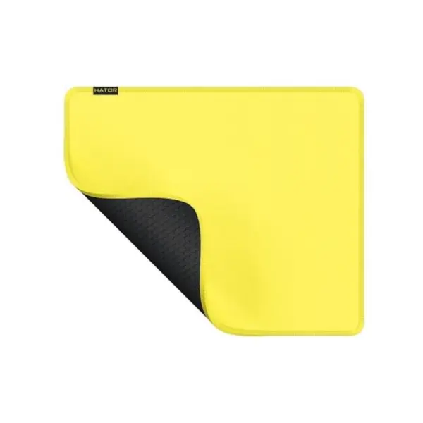 Mousepad Hator Tonn Evo M, cauciuc, 360 х 300 х 4 mm, galben