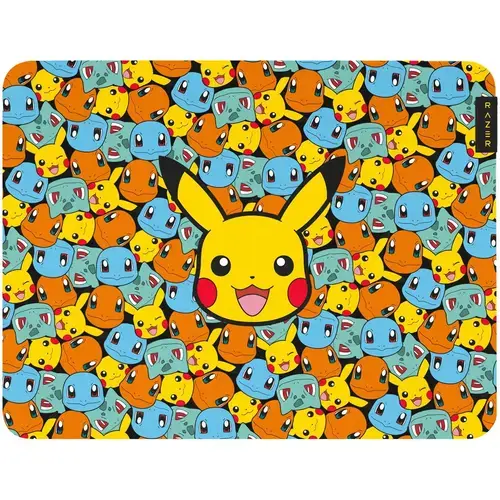 Mousepad Razer Gigantus V2 Medium - Pokémon Kanto Starters Edition, dimensiuni 360 x 275 x 3mm
