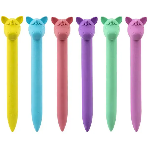 Moxy Set 6 creioane de plastic - Unicorni