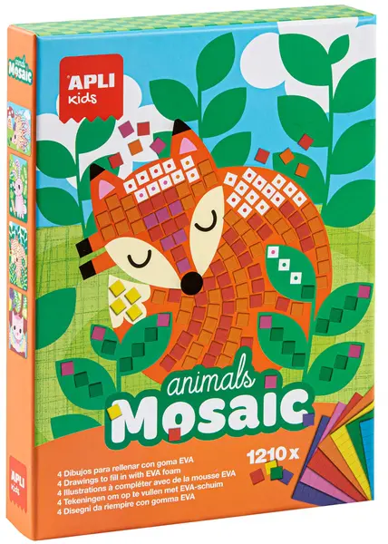 Mozaic pentru copii APLI Kids - Animale, 4 imagini