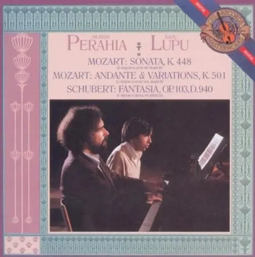 Mozart: Sonata in D Major for Two Pianos, K. 448 & Schubert: Fantasia in F minor for Piano, Four Hands, D. 940 Op. 103 | Radu Lupu, Wolfgang Amadeus Mozart, Franz Schubert, Murray Perahia