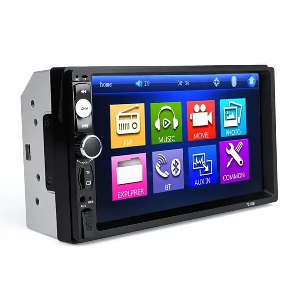 MP5 Player Auto 7010B, Bluetooth, Touchscreen, 4 x 60W, telecomanda