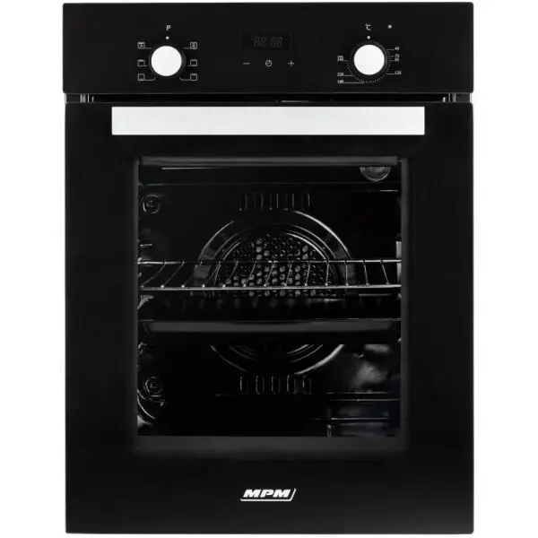 MPM Cuptor incorporabil MPM MPM-45-BO-20, 51 l, Clasa A, 7 Programe automate, Autocuratare EcoClean, Negru