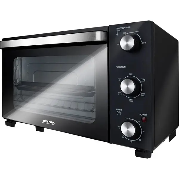 MPM Mini Cuptor electric MPM cu convectie 22l MPE-14/T MPM, 22 L, 1300 W, Negru