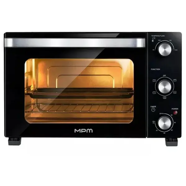 MPM Mini Cuptor Electric MPM MPE-16/T , 35 L, 1500 W, Negru