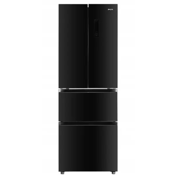 MPM Side by Side MPM Sam Cook PSC-WG-1020AA/B, French Door, 320L, Clasa E, H 186 cm, Sticla neagra