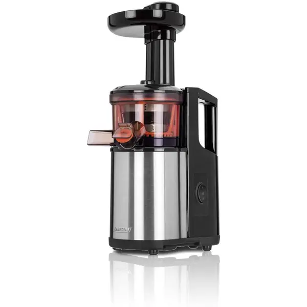 MPM Storcator de fructe si legume MPM MSO-12M, 120W, 60 rotatii/minut, otel inoxidabil, functie REVERSE, protectie anti-picurare, Negru