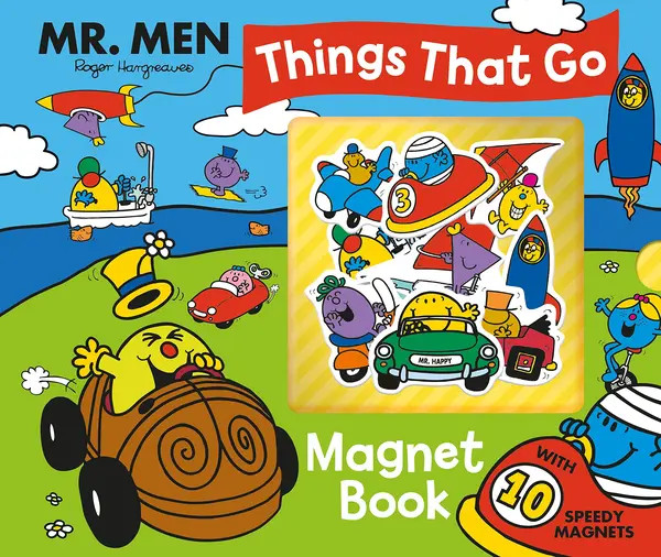Mr. Men - Things That Go Magnet Book | Roger Hargreaves