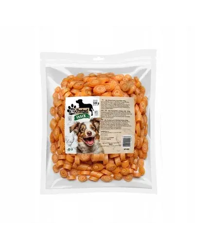 MR. PRETZEL Sushi pui și cod 500 g snack pentru câini