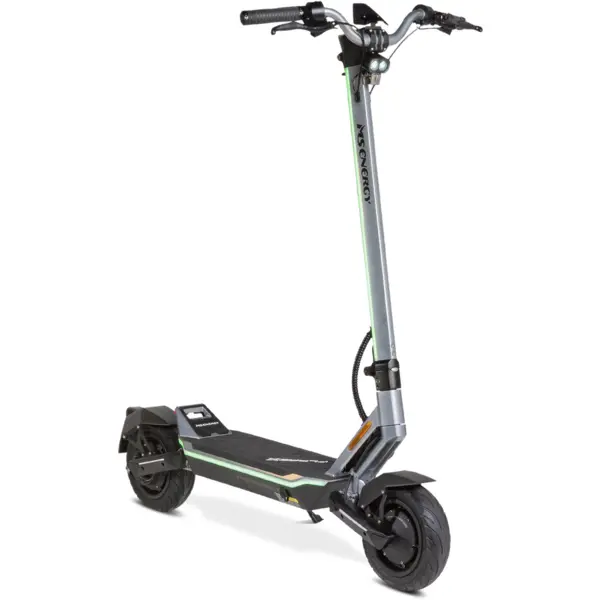 MS Energy Trotineta electrica MS ENERGY e-romobil FLARE X, Viteza maxima 45km/h, Autonomie maxima 70Km, Motor 2 x 800W, acumulator 52V/18Ah , Roti 10, NFC (Negru/Gri)