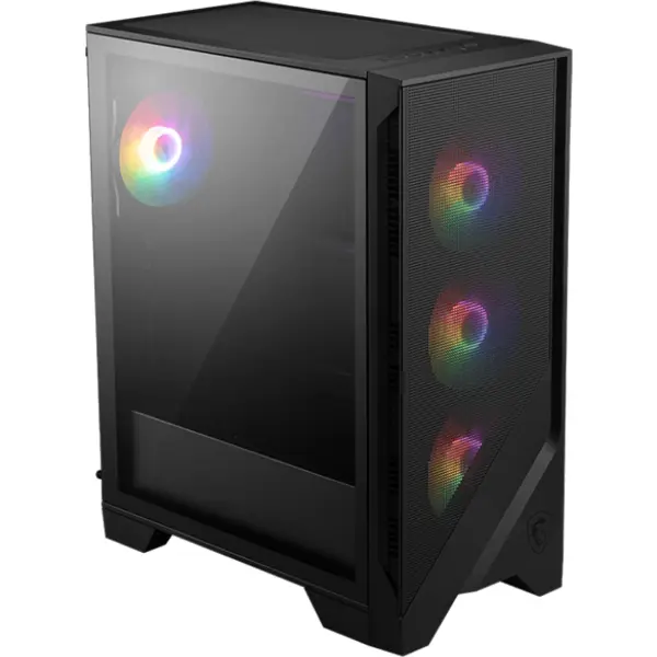 MSI Carcasa MSI MAG FORGE 121A B75 PCIE5, Mid Tower, RGB, Sursa 750W, Negru