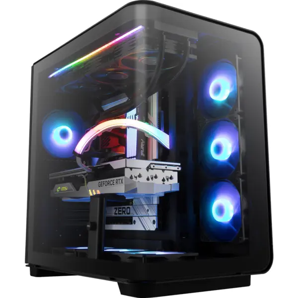 MSI Carcasa MSI MEG MAESTRO 700L PZ, Mid Tower, ATX, riser PCIe inclus, Negru 306-7G25L21-W57