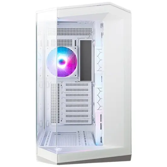 MSI Carcasa PC MSI MAG Pano 100R PZ, Mid-Tower, Tempered Glass, Alb