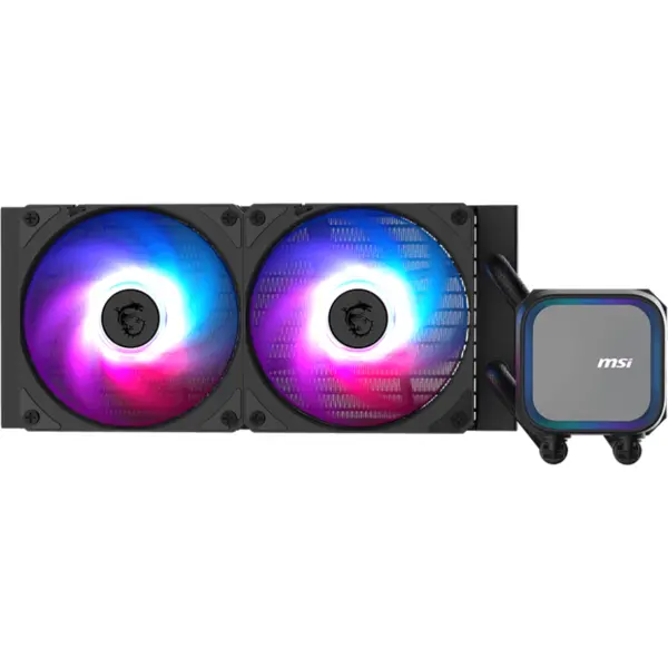 MSI Cooler MSI MAG CORELIQUID A13 240, Racire cu lichid, AIO 240mm, RGB, Intel/ AMD, Negru 306-7ZWCA11-L80