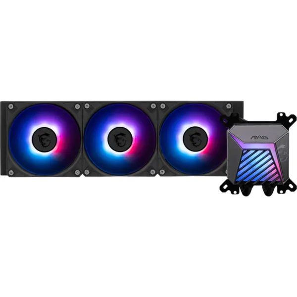 MSI Cooler procesor MSI, MAG Coreliquid A15, ARGB LED, 3 x 120 mm, Negru