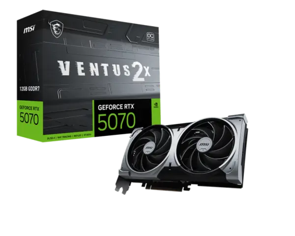 MSI GeForce RTX 5070 12G VENTUS 2X OC MSI GeForce RTX 5070 12G VENTUS 2X OC