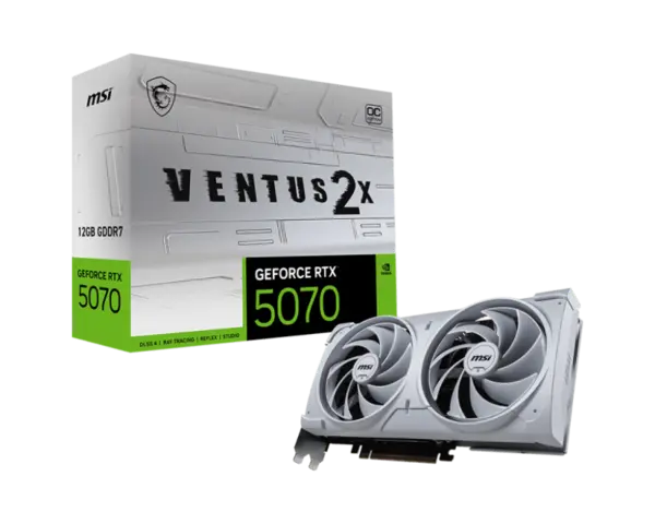 MSI GeForce RTX5070 VENTUS 2X OC White MSI GeForce RTX5070 VENTUS 2X OC White