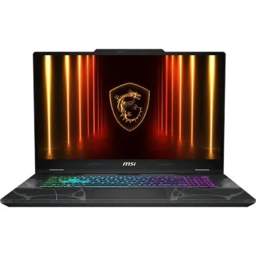 MSI Laptop Gaming MSI Cyborg A17 AI, AMD Ryzen 7 260, 17.3 inch FHD, 16GB RAM, 512GB SSD, nVidia RTX 5050 8GB, Free DOS, Negru