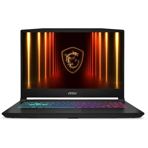 MSI Laptop gaming MSI Katana 15 HX B14WFK-494XPL, i5-14450HX, 15.6 FHD 144Hz, 16 GB RAM, 512 GB SSD, GeForce RTX 5060 8GB, No OS, Negru