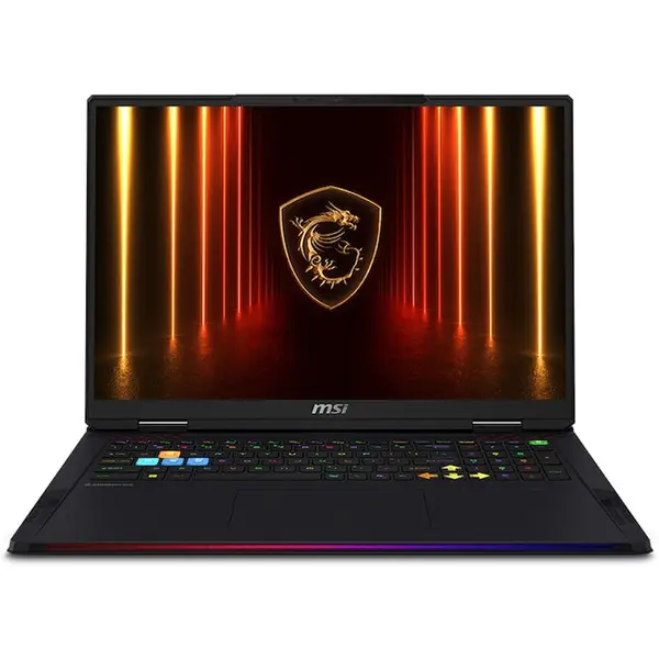 MSI Laptop MSI Gaming Raider A18 HX A9WIG-056RO, 18 UHD+ (3840x2400), MiniLED, AMD Ryzen™ 9 9955HX3D, 64GB DDR5 RAM, 2TB SSD, NVIDIA® GeForce RTX™ 5080 16GB GDDR7, Windows 11 Home, Negru (INT Keyboard)