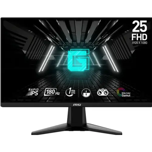 MSI Monitor LED MSI G255F, 24.5inch, 1920x1080, 1ms GTG, Negru