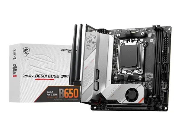 MSI MPG B650I EDGE WIFI - Placa de baza AM5, DDR5, Mini ITX
