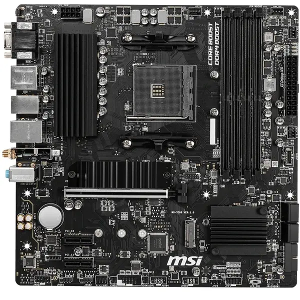 MSI Placa de baza MSI B550M PRO-VDH