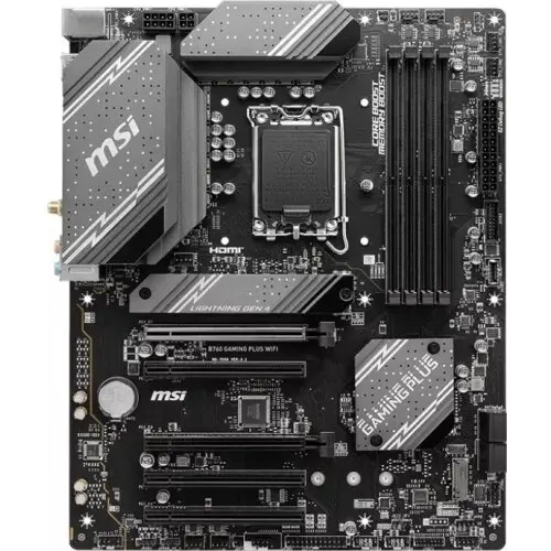 MSI Placa de baza MSI B760 GAMING PLUS WIFI, Intel B760, Socket 1700, ATX