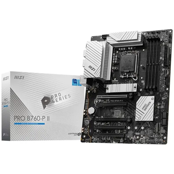 MSI Placa de baza MSI PRO B760-P II, Socket LGA1700, DDR5, ATX